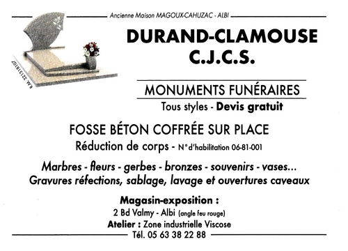 DURAND CLAMOUSE