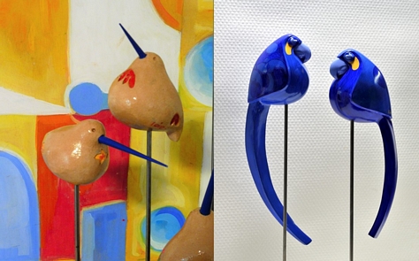 Des oiseaux...