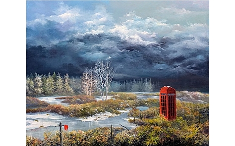 The red phone box D.L.